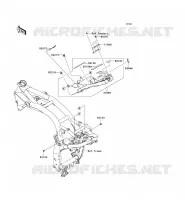 BATTERY BRACKET voor Kawasaki Z750 ABS 2011