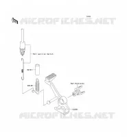 BRAKE PEDAL voor Kawasaki Z750 ABS 2011