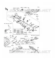 CHASSIS ELECTRICAL EQUIPMENT voor Kawasaki Z750 ABS 2011