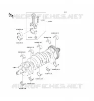 CRANKSHAFT voor Kawasaki Z750 ABS 2011