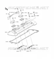 CYLINDER HEAD COVER voor Kawasaki Z750 ABS 2011