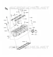 CYLINDER HEAD voor Kawasaki Z750 ABS 2011