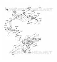 ENGINE MOUNT voor Kawasaki Z750 ABS 2011