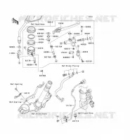 FRONT MASTER CYLINDER voor Kawasaki Z750 ABS 2011
