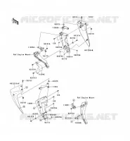 LOWER COWLING voor Kawasaki Z750 ABS 2011