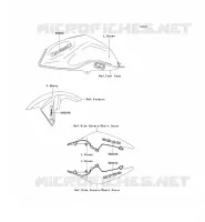 STICKER(L.GREEN) voor Kawasaki Z750 ABS 2011