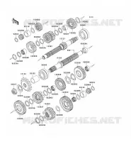 TRANSMISSION voor Kawasaki Z750 ABS 2011