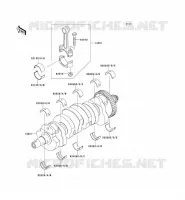 CRANKSHAFT voor Kawasaki Z750 ABS 2011