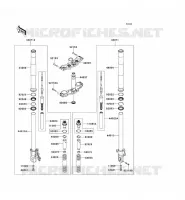 FRONT FORK voor Kawasaki Z750 ABS 2011