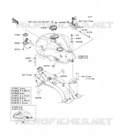 FUEL TANK voor Kawasaki Z750 ABS 2011
