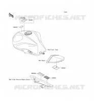 LABELS voor Kawasaki Z750 ABS 2011