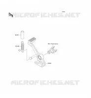 BRAKE PEDAL voor Kawasaki Z750R 2012