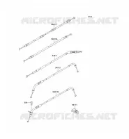 CABLES voor Kawasaki Z750R 2012