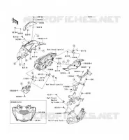 COWLING voor Kawasaki Z750R 2012