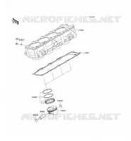 CYLINDER   PISTON  voor Kawasaki Z750R 2012