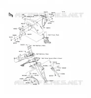 FENDER voor Kawasaki Z750R 2012