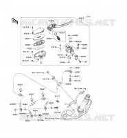FRONT MASTER CYLINDER voor Kawasaki Z750R 2012