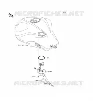 FUEL PUMP voor Kawasaki Z750R 2012