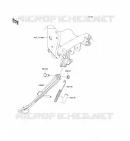 STAND voor Kawasaki Z750R 2012