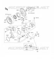 STARTER MOTOR voor Kawasaki Z750R 2012