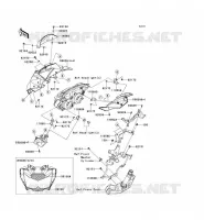 COWLING voor Kawasaki Z750R 2012
