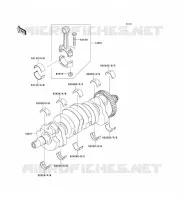 CRANKSHAFT voor Kawasaki Z750R 2012