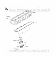 CYLINDER   PISTON  voor Kawasaki Z750R 2012