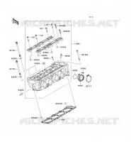 CYLINDER HEAD voor Kawasaki Z750R 2012