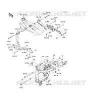 ENGINE MOUNT voor Kawasaki Z750R 2012