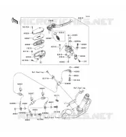 FRONT MASTER CYLINDER voor Kawasaki Z750R 2012