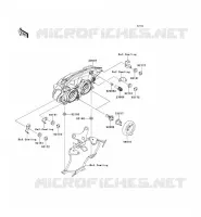 LENS(S) voor Kawasaki Z750R 2012
