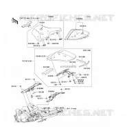 SEAT voor Kawasaki Z750R 2012