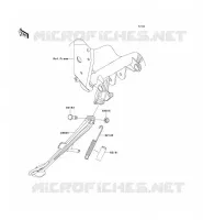 STAND voor Kawasaki Z750R 2012