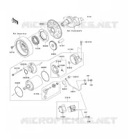 STARTER MOTOR voor Kawasaki Z750R 2012