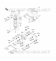 SUSPENSION   SHOCK ABSORBER voor Kawasaki Z750R 2012