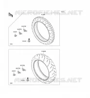 TIRES voor Kawasaki Z750R 2012