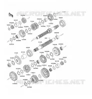 TRANSMISSION voor Kawasaki Z750R 2012