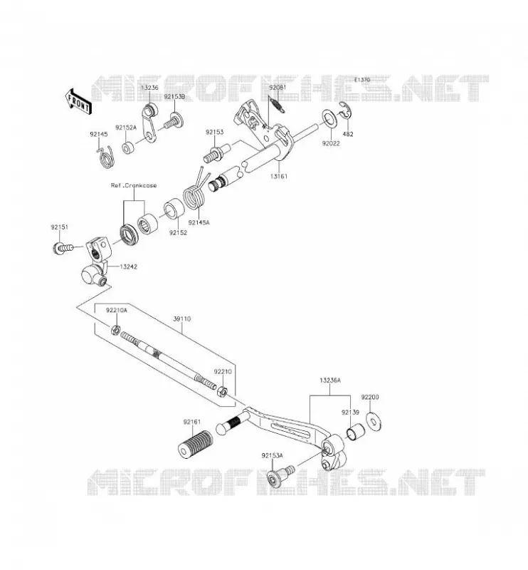 SHIFT Kawasaki MOTOS 800 2013 Z800 ABS  ZR800BDS