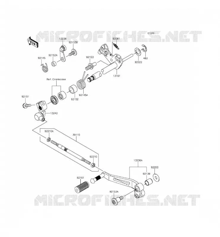 SHIFT Kawasaki MOTOS 800 2014 Z800 ABS  ZR800BEF