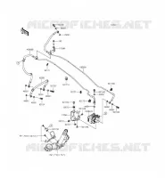 BRAKE PIPE voor Kawasaki Z800 ABS 2015