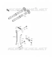 CAMSHAFT   TENSIONER voor Kawasaki Z800 ABS 2015