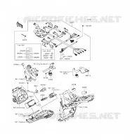 CHASSIS ELECTRICAL EQUIPMENT voor Kawasaki Z800 ABS 2015