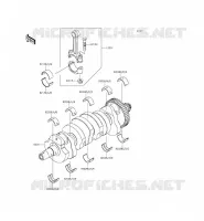 CRANKSHAFT voor Kawasaki Z800 ABS 2015