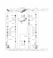 FRONT FORK voor Kawasaki Z800 ABS 2015
