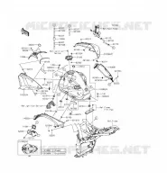 FUEL TANK voor Kawasaki Z800 ABS 2015