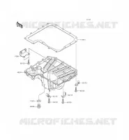 OIL PAN voor Kawasaki Z800 ABS 2015