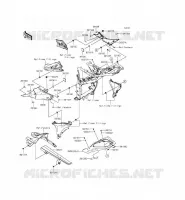 SIDE COVERS   CHAIN COVER voor Kawasaki Z800 ABS 2015