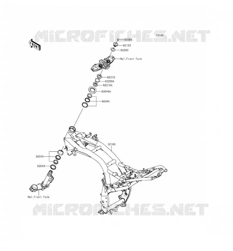 CHASSIS Kawasaki MOTOS 800 2013 Z800  ZR800CDS
