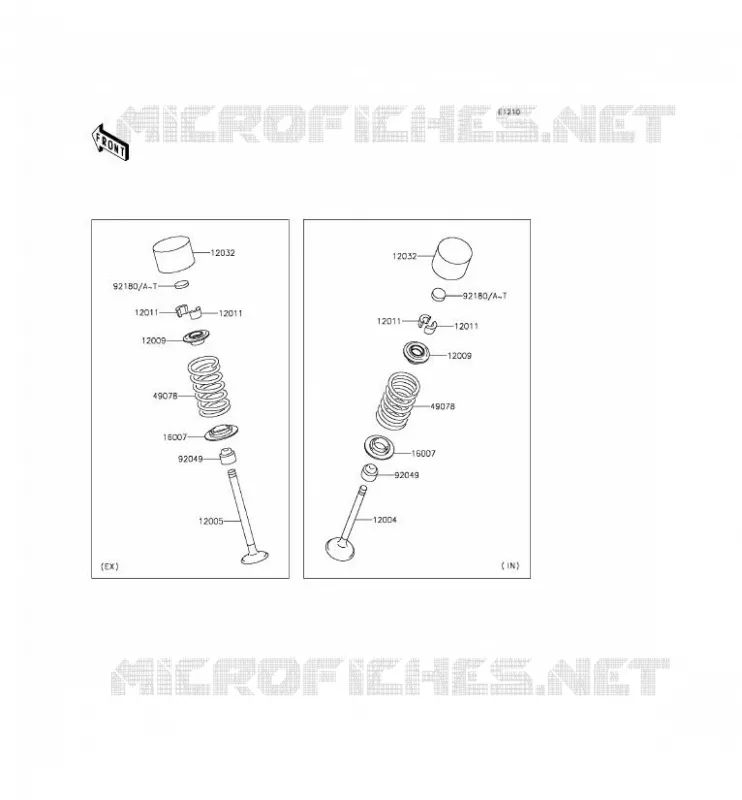 VALVE Kawasaki MOTOS 800 2013 Z800  ZR800CDS