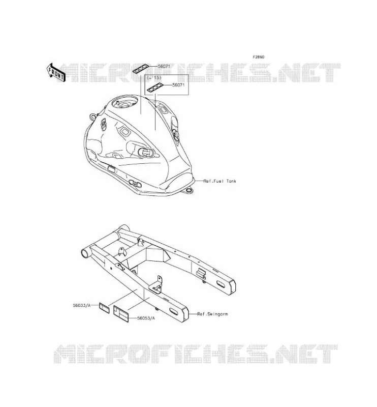 LABELS Kawasaki MOTOS 800 2014 Z800  ZR800CEF